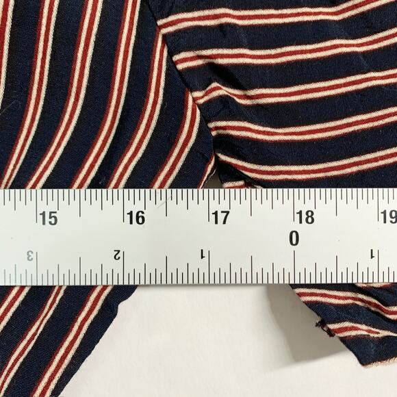 Faithfull The Brand 6 Women Tilos Jumpsuit San Marino Stripe Cut Out Wide Leg - Picture 7 of 11